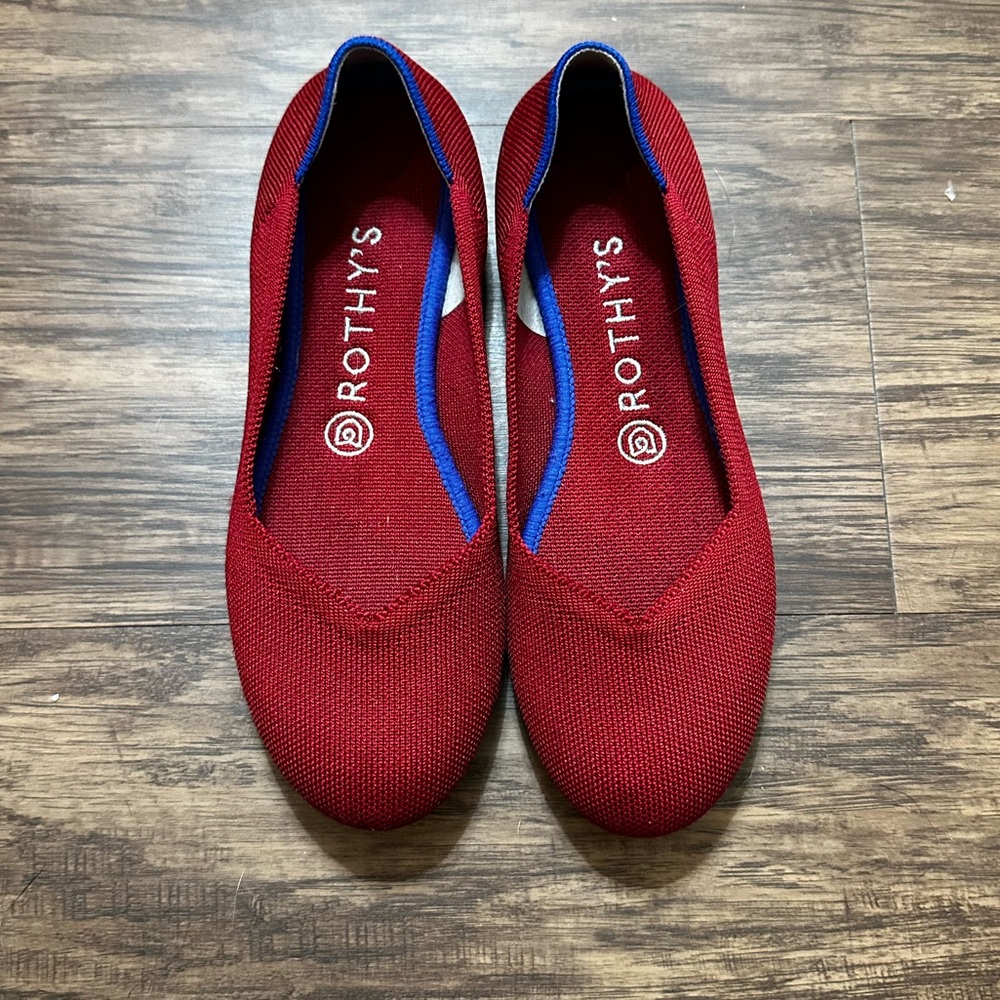 Rothy's Flats - Chili Red - Size 7.5